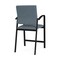 Lesro Newport Hip Chair Metal Frame, Black, RF Serene Upholstery NP1161 - alternate 3